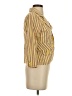 Ivy Jane 100% Cotton Stripes Yellow Blazer Size S - photo 4
