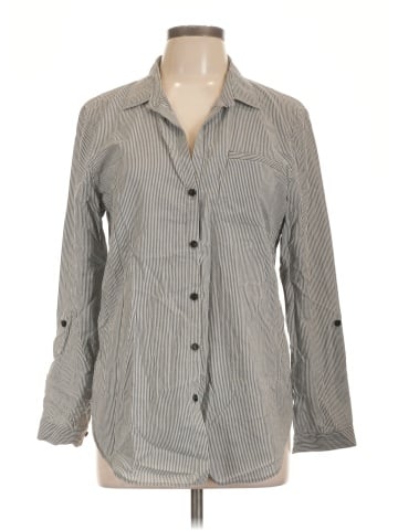Lafayette 148 New York Long Sleeve Button-Down Shirt (view 1)