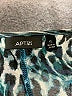 Apt. 9 100% Nylon Animal Print Teal Short Sleeve Blouse Size XL - photo 7