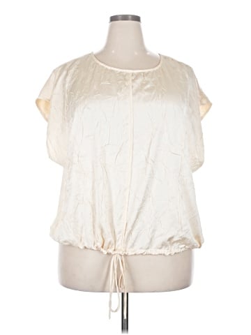 Worthington Short Sleeve Blouse (view 1)