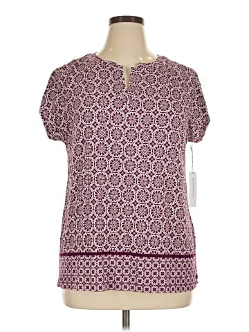 Liz Claiborne Short Sleeve Blouse (view 1)