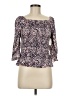 GOODTHREADS 100% Viscose Purple 3/4 Sleeve Blouse Size M - photo 1