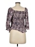 GOODTHREADS 100% Viscose Purple 3/4 Sleeve Blouse Size M - photo 2