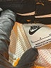 Nike 100% Nylon Color Block Orange Track Pants Size S - photo 7