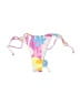 Cupshe Graphic Pink Swimsuit Bottoms Size L - photo 2