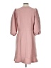 Ann Taylor Solid Pink Casual Dress Size 10 - photo 2