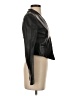 Alice + Olivia 100% Leather Solid Black Jacket Size S (estimated) - photo 4
