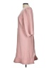 Ann Taylor Solid Pink Casual Dress Size 10 - photo 5
