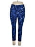 Reebok Print Blue Active Pants Size XL - photo 1
