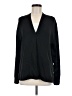 Vince. 100% Silk Black Long Sleeve Silk Top Size M - photo 1