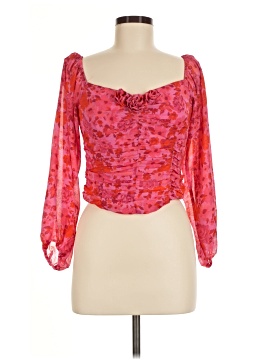 Free People 3/4 Sleeve Blouse