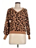 Philosophy Republic Clothing Animal Print Brown Pullover Sweater Size M - photo 1