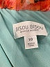 Bisou Bisou 100% Polyester Tropical Blue Casual Dress Size 10 - photo 4