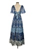 Sandro Paisley Blue Casual Dress Size EU (FR) 36 / US 4 - photo 2