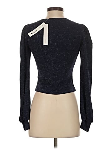 Aqua Long Sleeve Top (view 2)