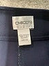 Chico's 100% Polyester Blue Black Casual Pants Size Lg (2.5) - photo 7