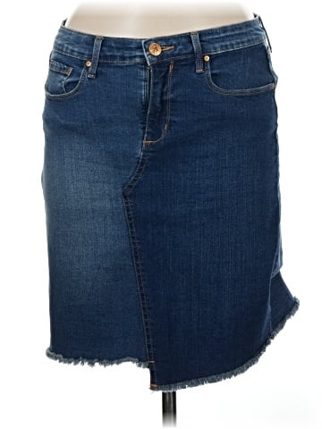 Vintage America Blues Denim Skirt (view 1)