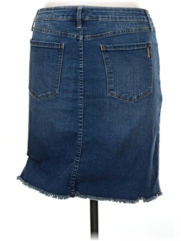 Vintage America Blues Denim Skirt (view 2)