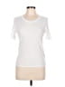 Topshop White Short Sleeve T-Shirt Size 10 - photo 1