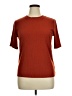 Simply Vera Vera Wang Orange Short Sleeve Turtleneck Size XL - photo 1
