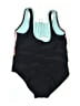 Justice Graphic Blue One Piece Swimsuit Size 5 - 6 - photo 2