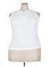 Nic + Zoe 100% Polyester White Sleeveless Blouse Size XXL - photo 1