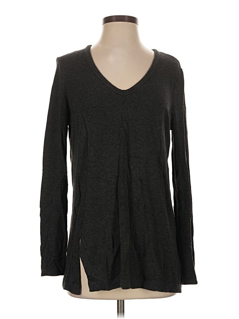 Pre-owned Lou & Grey Long Sleeve T-shirt In Gray