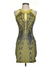 Wow Couture Graphic Yellow Cocktail Dress Size S - photo 1