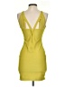 Wow Couture Graphic Yellow Cocktail Dress Size S - photo 2