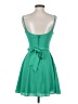 B. Smart 100% Polyester Solid Green Cocktail Dress Size 0 - photo 2