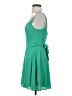 B. Smart 100% Polyester Solid Green Cocktail Dress Size 0 - photo 5