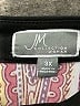 JM Collection Paisley Black 3/4 Sleeve Blouse Size 3X - photo 7