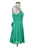 B. Smart 100% Polyester Solid Green Cocktail Dress Size 0 - photo 4
