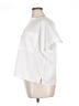 Splendid Solid White Short Sleeve Blouse Size XL - photo 5