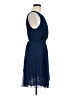 Max Studio 100% Polyester Solid Blue Cocktail Dress Size M - photo 4