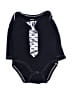 Blume 100% Cotton Blue Long Sleeve Onesie Size 6-9 mo - photo 1