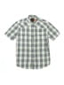 Ben Sherman Plaid Gray Short Sleeve Button-Down Shirt Size 10 - 11 - photo 1