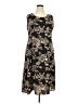 Studio I 100% Polyester Paisley Black Cocktail Dress Size 18 - photo 1