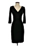 David Meister Solid Black Cocktail Dress Size 4 - photo 1