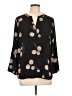 Daniel Rainn 100% Polyester Black 3/4 Sleeve Blouse Size L - photo 1