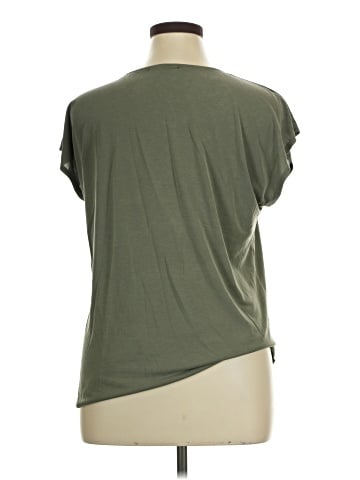 Green Envelope Short Sleeve Top (view 2)