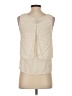 HD in Paris 100% Polyester Ivory Sleeveless Blouse Size 2 - photo 2