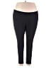 Just My Size Solid Black Active Pants Size 3X Plus - photo 1
