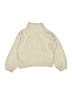 Zara Solid Ivory Turtleneck Sweater Size 6 - photo 2