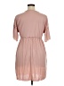 Moa Moa Solid Pink Casual Dress Size XL - photo 2