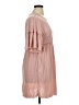 Moa Moa Solid Pink Casual Dress Size XL - photo 4