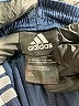 Adidas 100% Polyester Color Block Blue Athletic Shorts Size 8 - photo 3