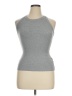 ChicMe Gray Sleeveless T-Shirt Size XL - photo 1