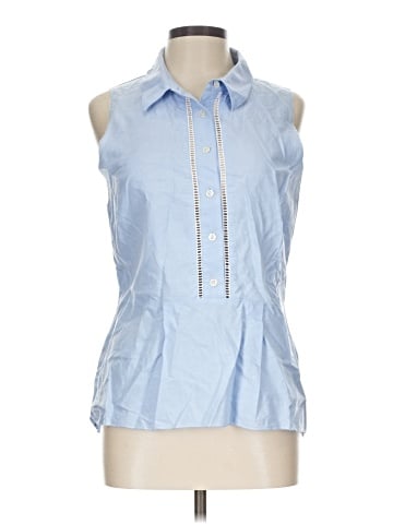 Veronica Beard Sleeveless Button-Down Shirt (view 1)