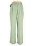 Francesca's 100% Polyester Green Casual Pants Size L - photo 1